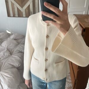 Quince Mongolian Cashmere cardigan size small